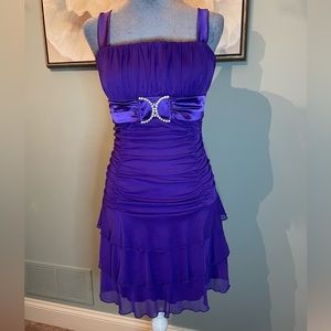 Taboo, Purple, Size L Juniors dress, Like New